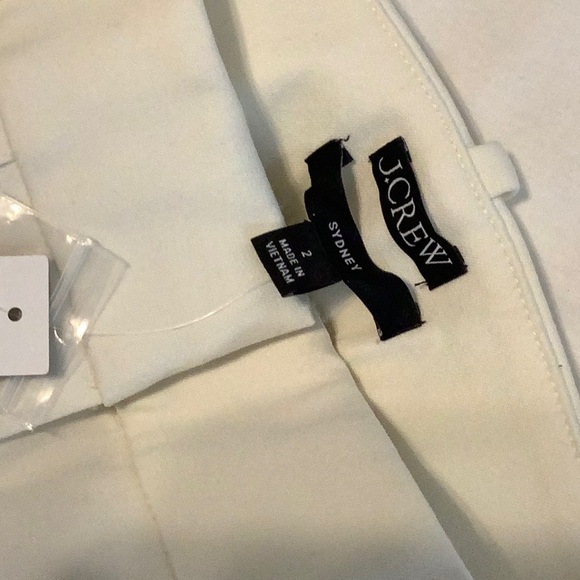 J. Crew Cream Wide Leg Pants - Picture 3 of 5